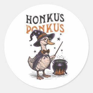 Adesivo Redondo Halloween Madre Goose