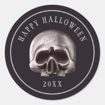 Halloween Metal Skull Personalizado