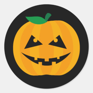 Adesivo Redondo Halloween - O-lanterna - Pumpkin Jack