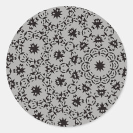 Adesivo Redondo Halloween Pattern