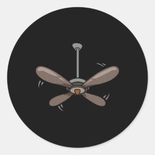 Adesivo Redondo Halloween Teiling Fan Costume Engraçado Fácil e Pr