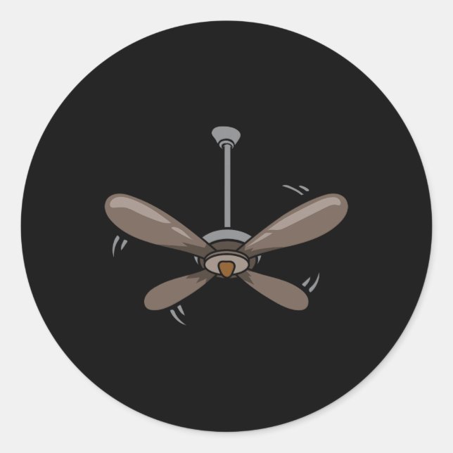 Adesivo Redondo Halloween Teiling Fan Costume Engraçado Fácil e Pr (Frente)