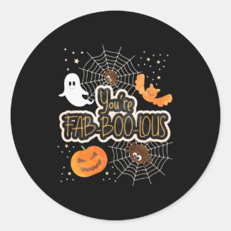 Adesivo Redondo Halloween Você É Fabboolóide