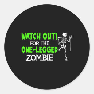 Adesivo Redondo Halloween Wheeldish Ampu Humor Statet