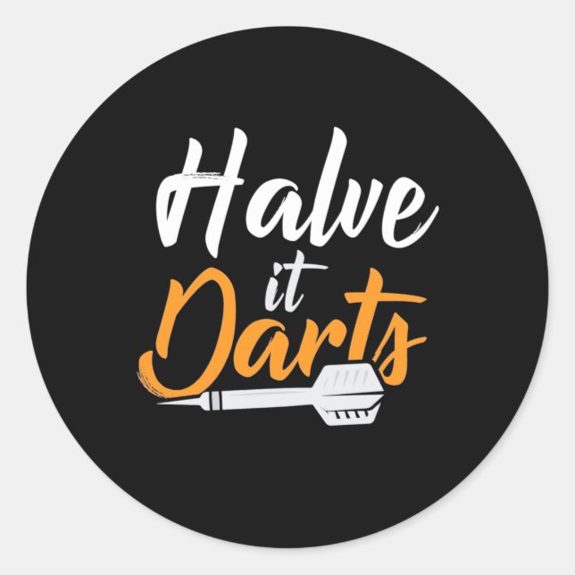 Adesivo Redondo Halve It Darts (Frente)