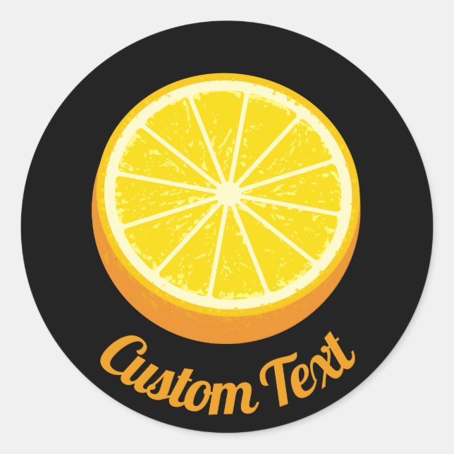 Adesivo Redondo Halve Orange (Frente)