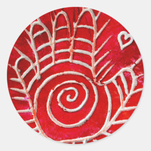 Adesivo Redondo Hamsa/mão cura/mão de Fatima