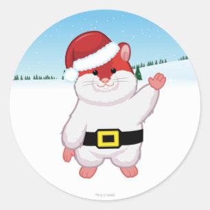 Adesivo Redondo Hamster