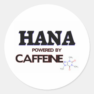 Adesivo Redondo Hana alimentada por cafeína