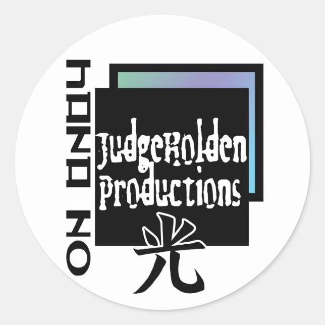 Adesivo Redondo Hana No JuizHolden Production Stickers (Frente)