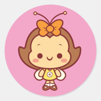 Adesivo Redondo Hana Stickers