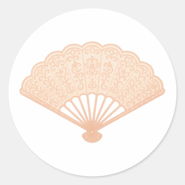 Adesivo Redondo Hand fan (Frente)