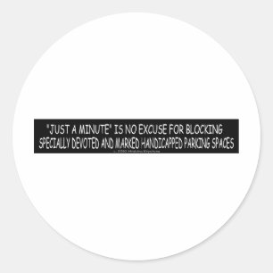 ADESIVO REDONDO HANDICAP ESTACIONAMENTO 5