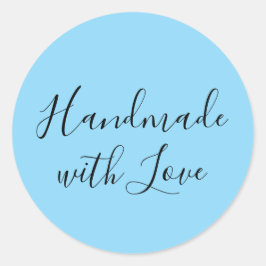 Adesivo Redondo Handmade with Love Sticker