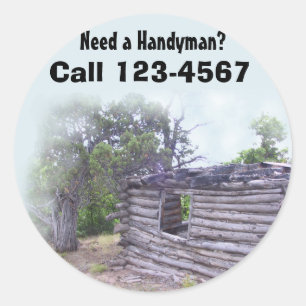 Adesivo Redondo Handyman