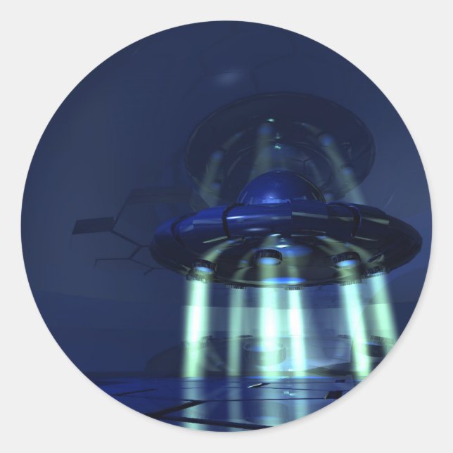 Adesivo Redondo Hangar 84 versão 2 Sticker (Frente)