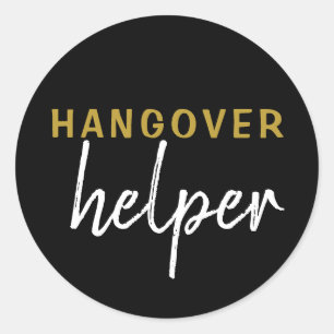 Adesivo Redondo Hangover Helper Weding Bachelorette Favor Sticker