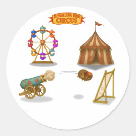 Adesivo Redondo Hannibal the Cannonball