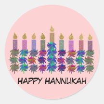 Hannukah Flower Menorah