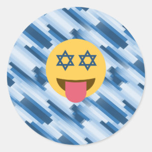 Adesivo Redondo hanukkah chanukkah emoji