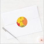 Adesivo Redondo Hanukkah Happy Colorful Art Stickers (1 1/2"/3")<br><div class="desc">Hanukkah, boas vindas de Natal de Arte Colorida. Escolha entre adesivos de 1/2" e 3". Todos os elementos design podem ser editados. Substitua o texto por sua própria mensagem. Use seu estilo, tamanho e cor de fonte favoritos. Obrigados para parar e comprar! Feliz Hanukkah! Forma: adesivo redondo clássico Faça o...</div>