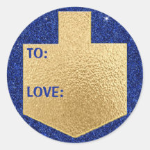 Hanukkah Stickers (1 1/2"/3") "Personalizar o Drei