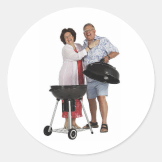 Adesivo Redondo Happy Griling