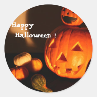 Adesivo Redondo Happy Halloween !