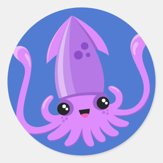 Adesivo Redondo Happy Ika (Frente)
