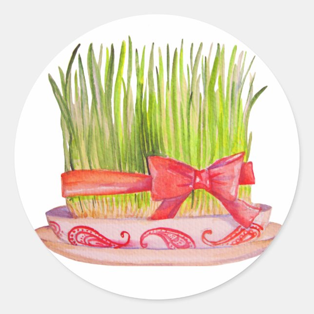 Adesivo Redondo Happy Noroz Sabzeh (Frente)