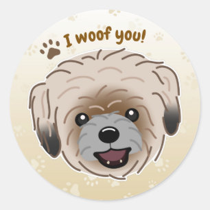 Adesivo Redondo Happy Shih Tzu Dog Lover I Wows