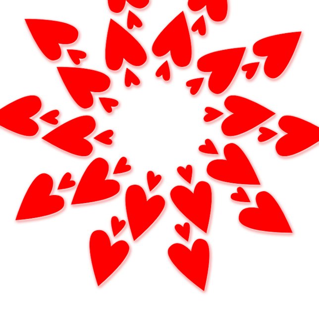 Adesivo Redondo Happy Valentine’s Star Hearts Round Sticker (Criador carregado)