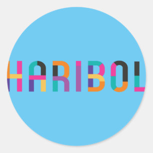 Adesivo Redondo Haribol Nitai Gaur