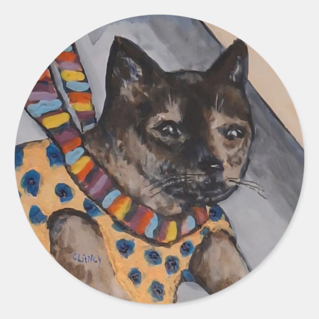 Adesivo Redondo Harley faz zoomies (Frente)