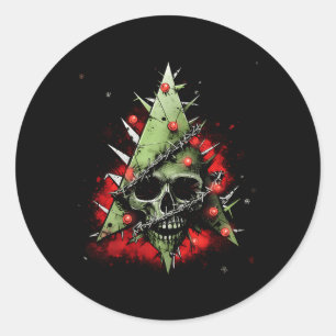 Adesivo Redondo Harmonizando Contrastes Árvore de Natal Encontra C