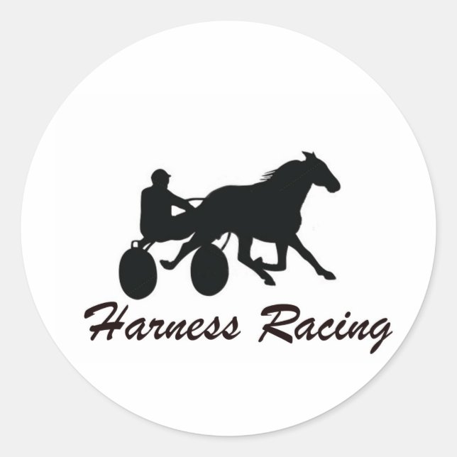 Adesivo Redondo Harness Racing (Frente)