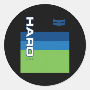 Adesivo Redondo Haro Bmx Jersey