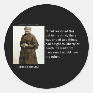 Adesivo Redondo Harriet Tubman Cote