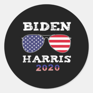 Adesivo Redondo Harris 2020 American Flag Sungles