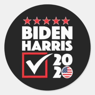Adesivo Redondo Harris 2020 Eletion Democrat Party