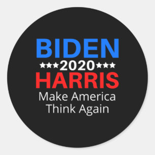 Adesivo Redondo Harris 2020 Eletion Funny Humor Democrat President