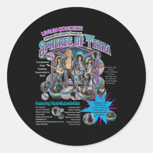 Adesivo Redondo Harris 2024 Esferas Da Eleição Presidencial Terra