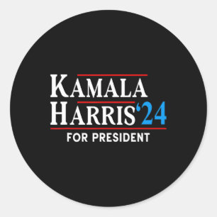 Adesivo Redondo Harris 2024 Para O Presidente Eleitoral A Votar A