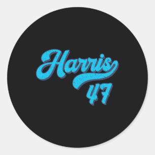 Adesivo Redondo Harris 47 O Presidente Eua América 2024 Eleição 2