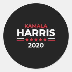 Adesivo Redondo Harris Shirt Presidente 2020 Campanha 1