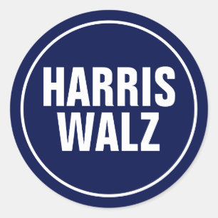 Adesivo Redondo Harris-Walz