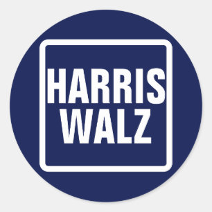 Adesivo Redondo Harris-Walz