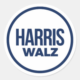 ADESIVO REDONDO HARRIS WALZ 2024