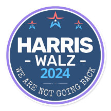 Harris Walz 2024 Não vamos voltar