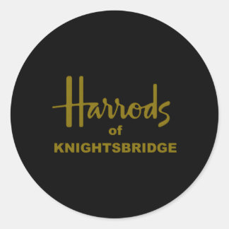 Adesivo Redondo Harrods Knightsbridge London Tourist Novelty